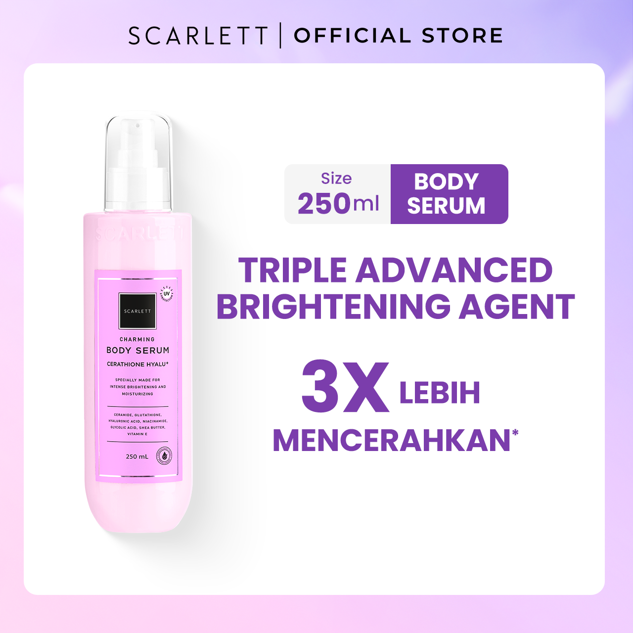 Scarlett Bundle Body Lotion + Body Serum (Charming Booster)